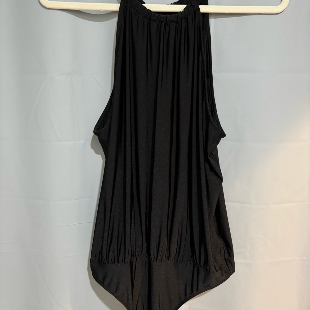Express Black Sleeveless Bodysuit